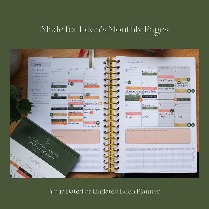 Stickers: Reminders & Events