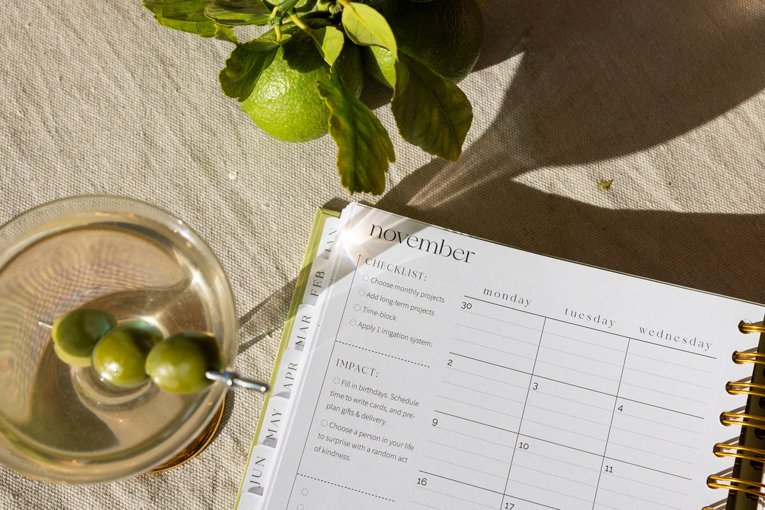 3 tips for filling in your 2026 planner