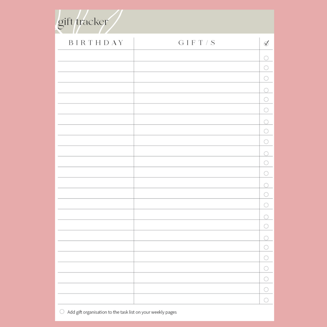 Eden Flex: Birthday Tracker