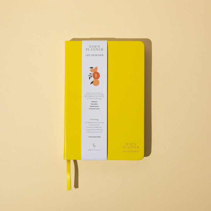 Eden Life Designer – A5 Monthly Planner UNDATED