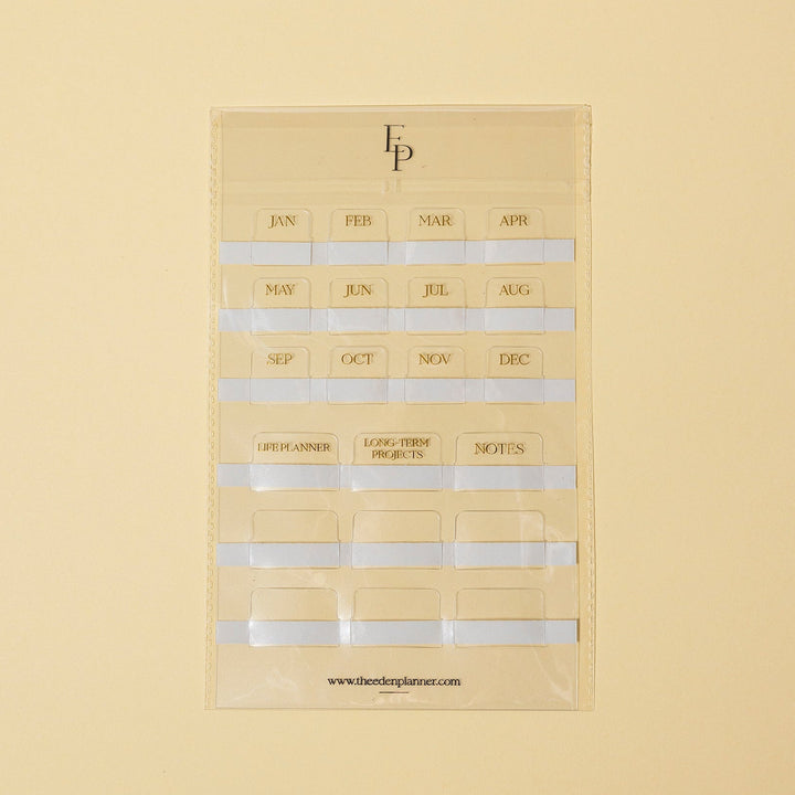 Eden Planner Tab Stickers – Monthly & Section Tabs