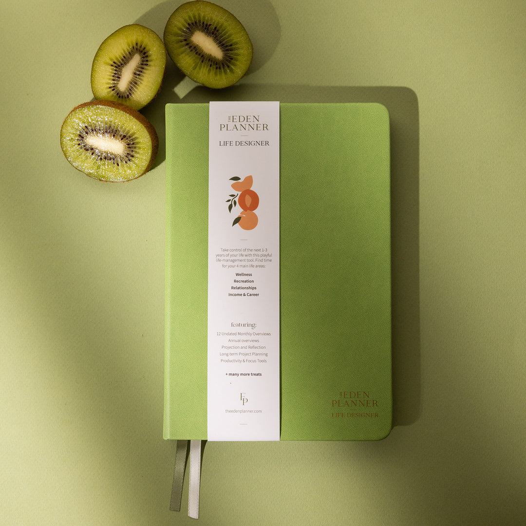 Eden Life Designer – A5 Monthly Planner UNDATED