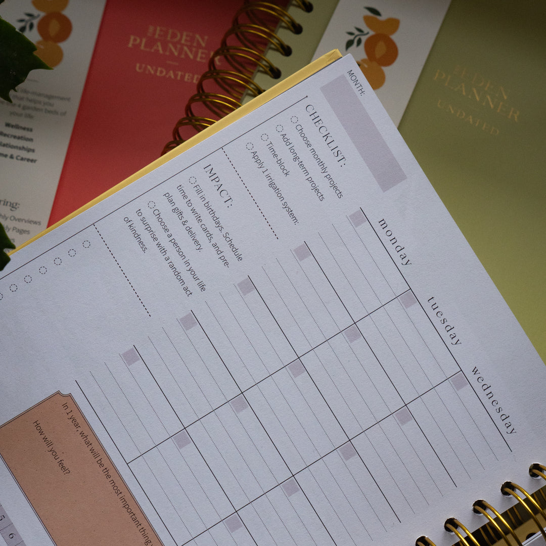 Eden Planner – Undated