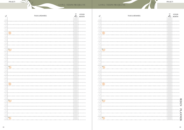 Eden Planner – Undated