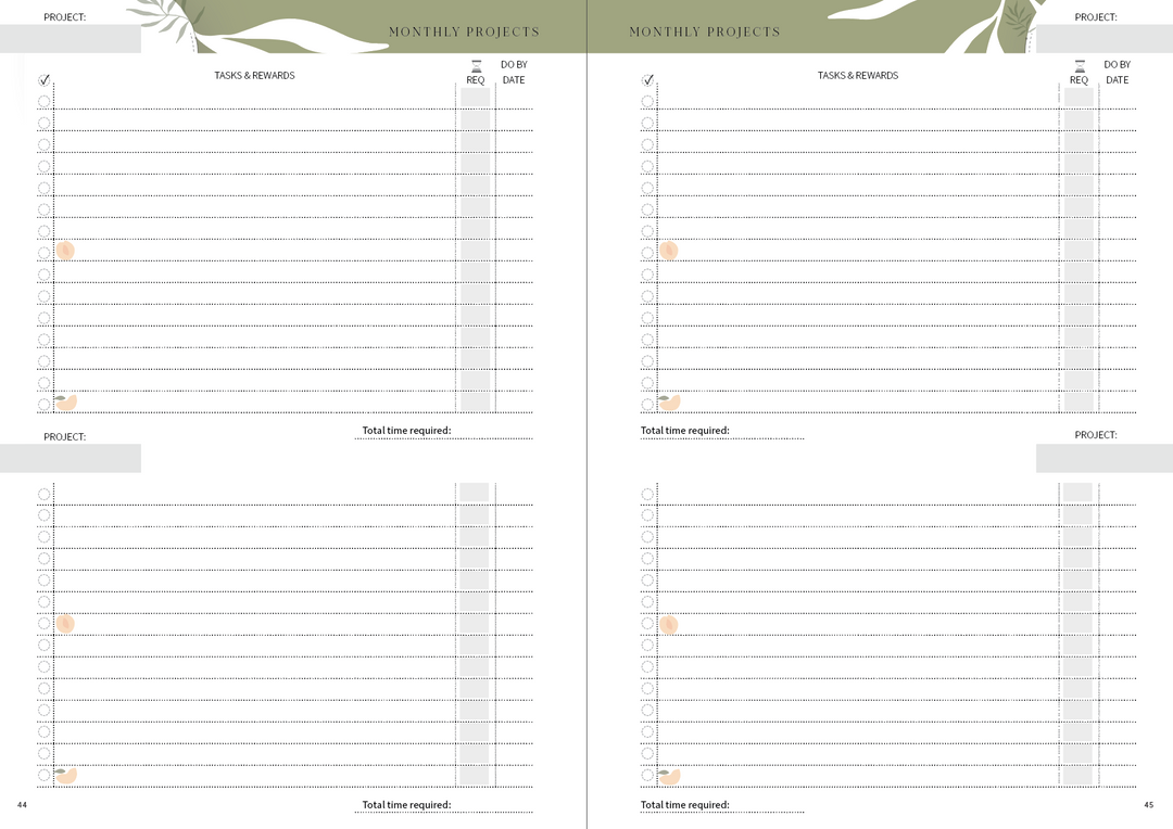 Eden Planner – Undated